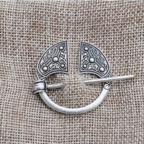12pcs Medieval Viking Brooch Penannular Shoulder Shawl Scarf Clasp Cloak Pin Badge Jewelry
