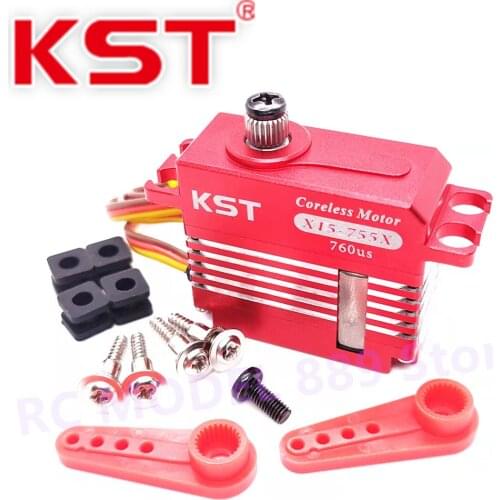 KST X15-755X 10.2kg Metal Gear Digital Servo Motor for UAV RC Car Boat Robot Arm Helicopter Airplane 450 500