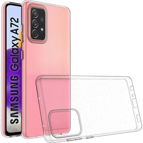 For Samsung Galaxy A72 4G SM-A725F Case Silicone Black Soft TPU Space Phone Coque For Samsung A72 чехол Shell Bumper Back Cover