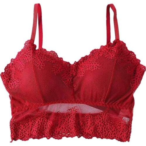 Women Sexy Lingerie Push Up Lace Bra Wireless Top Bralette Underwear Soft Plus Size Bralette Lingerie For Women Women