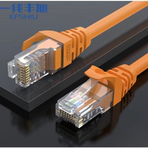 EFSHIU Cat 6 Ethernet Cable LAN UTP Cat 6 RJ45 Network Cord Patch RJ45 Cable for for Router Modem Computer