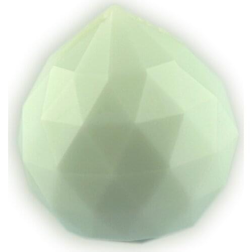 30mm 1pc Various Colors Glass Faceted Ball Prisms Crystal Hanging On The Chandelier Home Decor