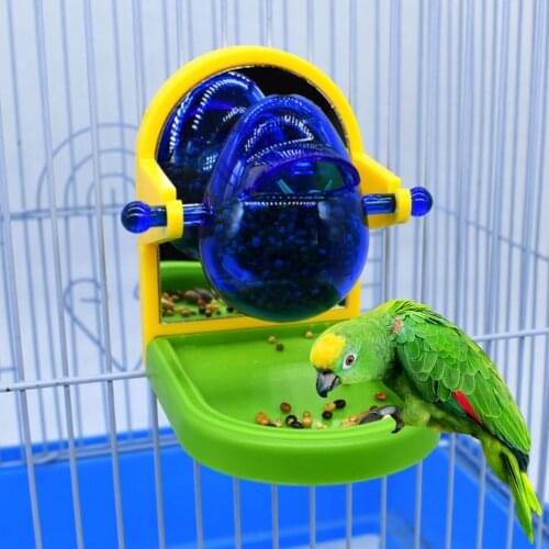 Parrot Toy Bird Interesting Gameplay Fun Food Leakage Train Durable Intellectual Bird Toy Parrots Training Toys Food Container