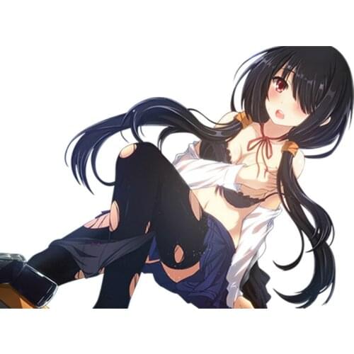 Personality Car Styling Sexy Beauty Cartoon Date A Live Anime Window Decal KK Car Stickers Waterproof Car Styling Accessories