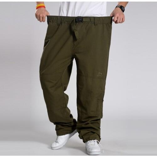New arrival loose fashion men spring and summer super large overalls trousers male casual plus size 4XL 5XL 6XL 7XL