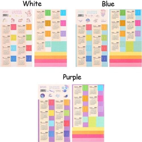 Colorful Washi Paper 2021 Year Calendar Stickers Monthly Date Schedule Agenda Label Stickers Planner Stickers 2021 Statione D6X4