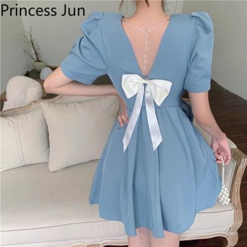 Голубые летние платья KWD China At AliExpress