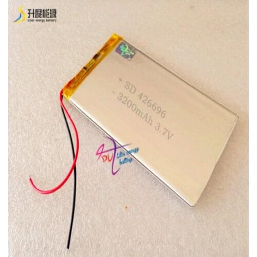 Liter energy battery SD battery for tablet battery 426696 3.7V 3200MAH 406595 li polymer battery