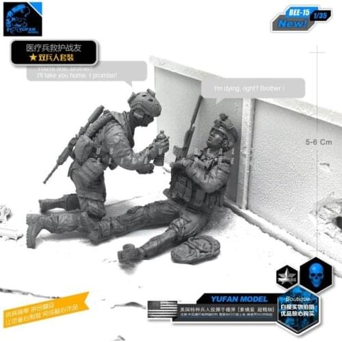 Yufan Model 1/35 Figure Modern Us Army Rescue 1/35 Resin Soldier Bee-15