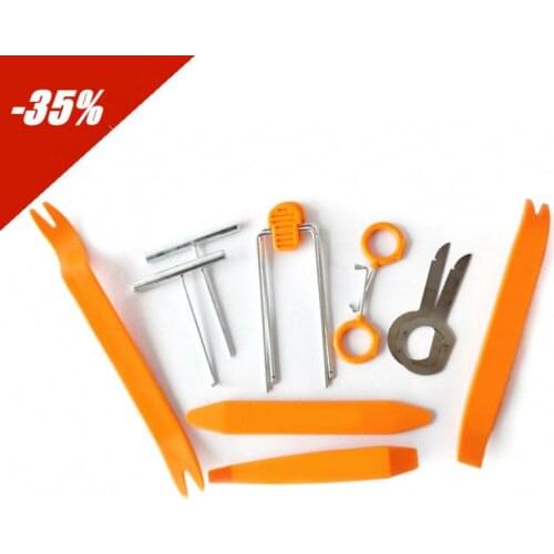 12PCS/set Molding Removal Tools Set Auto Panel Trim Dash Open Installer Repairing Pry Tools Kit for Car Audio Disassembly