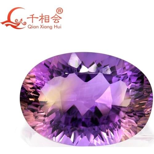 13.8x19.4mm oval shape natural cut beautiful Natural ametrine gemstone