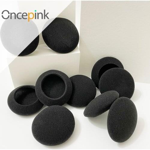 Oncepink Replacement Sponge Earpads For Sennheiser PC 26 Call Control USB Single-Sided Headphone Ear Cushion 5 Pairs Of Cover