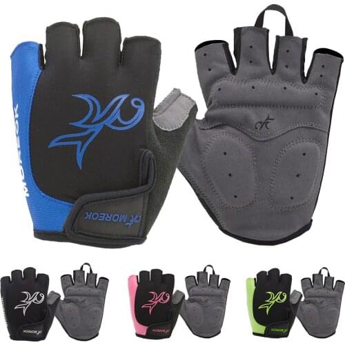 Breathable Mountain Bike Cycling Gloves Half Finger Men Women Motorcycle Racing Fitness Cross Sport Gloves Wearable Teen XXL