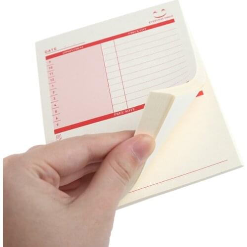 Planner Memo Pad Check List Weekly Monthly Plan Note Paper Scheduler 60 Sheet