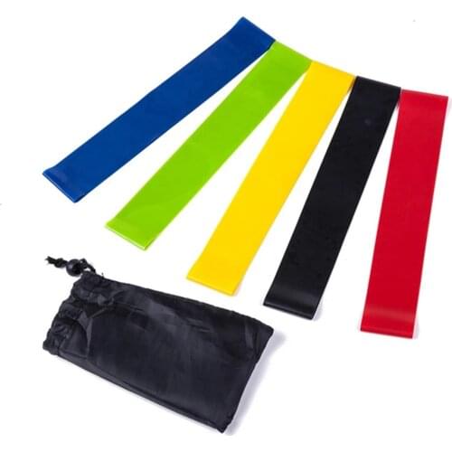 Yoga Crossfit Resistance Bands 5 Level Rubber Training Pull Rope For Sports Pilates Expander Fitness Gum Gym Workout Equipment