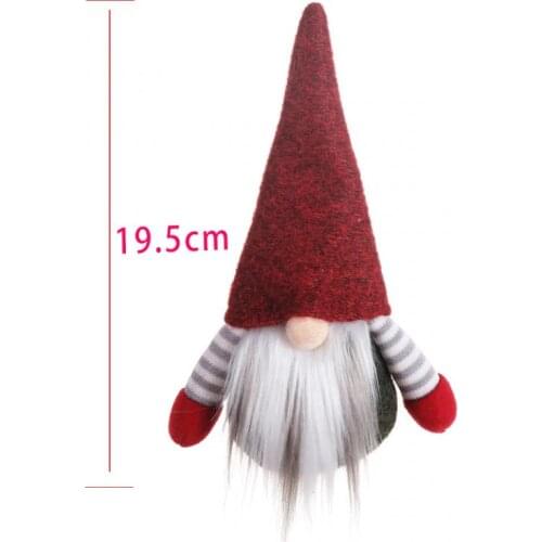 Xmas Tree Hanging Ornament Doll Decoration Christmas Faceless Gnome Santa For Home Pendant Gifts Drop Ornaments Party Supplies