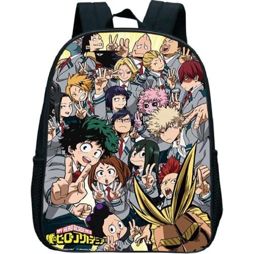 Boku No Hero Academia Backpack Anime Kindergarten Mochila kids School Bag storage bag travel bags Childrens Rucksack