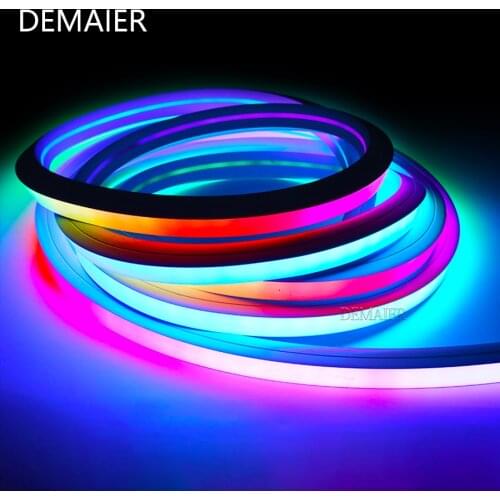 DC 5V WS2812B USB led neon rgb Streifen LED-Licht Wasserdichte SMD Flexible LED Neon Lichter Für Home Dekoration 1M 2M 5M