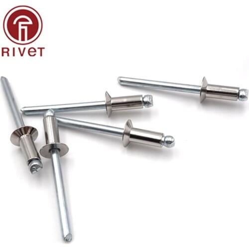 Blind Rivets Remaches M4.8*20/M4.8*22/M4.8*25/M4.8*30/M4.8*35 Open Countersunk Head Stainless Steel Rivets For Furniture Car