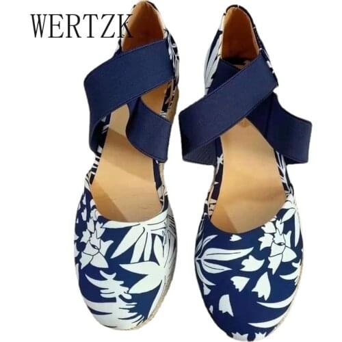 Sandals for Women Summer 2021 Closed Toe Wedge Sandals Ladies Mid Heel Shoes Pointed Toe Hemp Heel Slip On Woman Beach Shoes