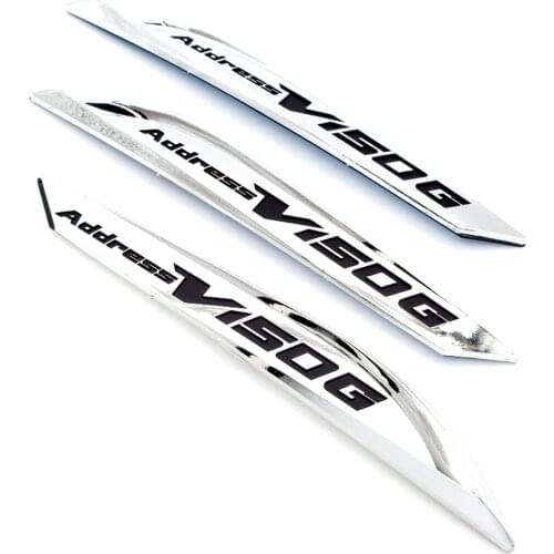 For Suzuki Address V150g High Quality ABS Plastic New Motorcycle 3D Fuel Gas Tank Emblem Badge Decoration Decals Sticker Chrome