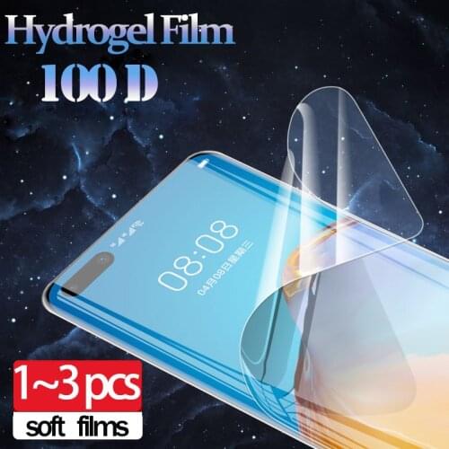 3 pcs pelicula, huawei p40 Lite E/4G/5G screen protector huawei p30 pro protective hydrogel film on p40 pro glass on huawei p40