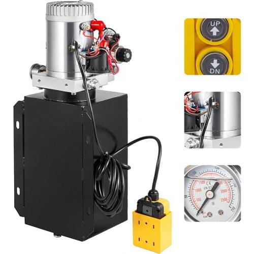 1Hydraulic Power Unit 10 L Hydraulic Pump Double Acting Power Unit Dump Trailer for Dump Trailer Car Lifting