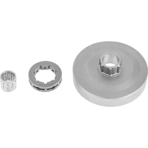 1Pcs Clutch Drum with Needle Bearing with Teeth Sprocket Rim Chainsaw Parts Kit For Chainsaw 4500 5200 5800 45cc 52cc 58cc