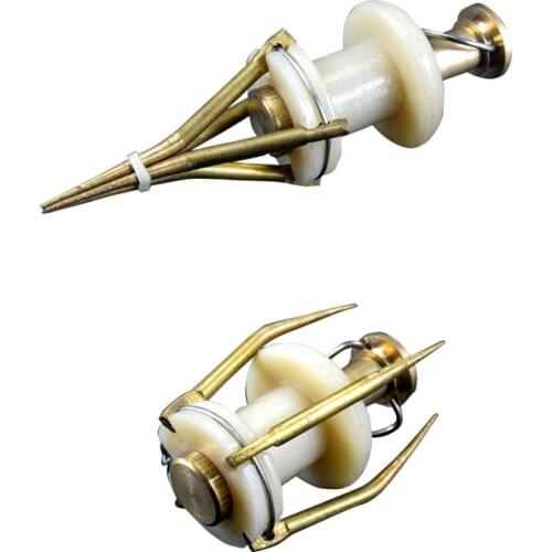 1Pcs Copper Parts Bloodworm Lure Granule Angleworm Clip Carp Fishing Bander Pellet Plier Load Tool Worm Lobworm Maggots New