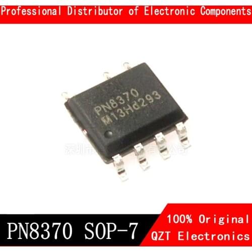 10pcs/lot PN8370 DIP-8 SOP-7 8370 SMD DIP8 SOP7 5V 2.4A power supply IC PWM controller charger chip new original In Stock