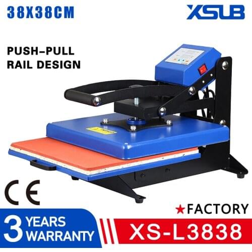 38*38 hot drilling machine 15*15inch flat heat transfer machine equipment t-shirt hot stamping machine heat transfer machine