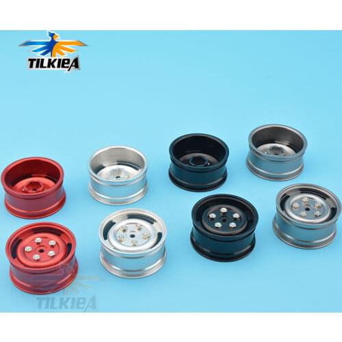 4pcs 4 Color Available 1/10 B Alloy 1.9 Wheel Rim 1.9" Full Metal Wheel Hub For RC4WD CC01 Truck ROCK CRAWLER D90 Axial Scx10