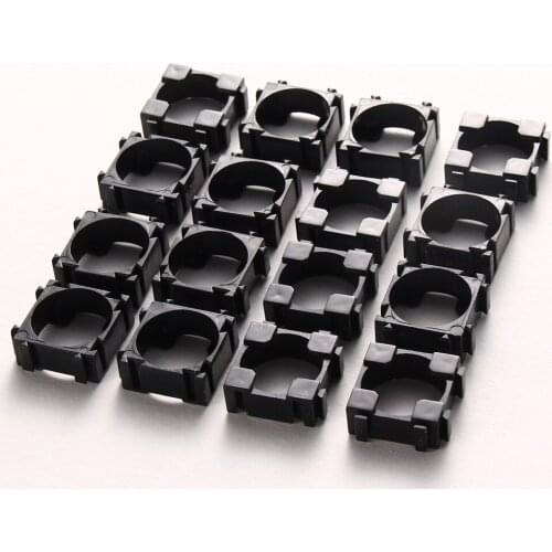100-500PCS 18650 Battery Safety Anti Vibration Holder Cylindrical Bracket 22mm Li-ion Cell Storage Lithium Battery Support Stand