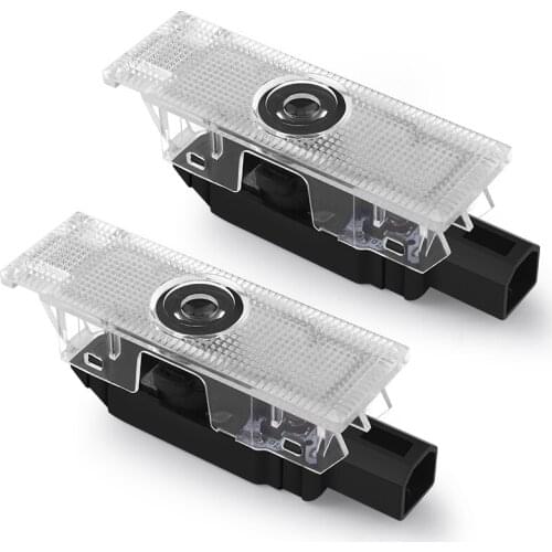 2 Pcs Car Luces LED Door Light Logo Laser HD Projection Welcome Lamp Courtesy Shadow For Maserati Levante 2016 2017 2018 2019