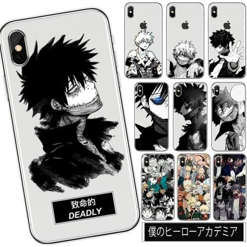 My Hero Academia Dabi Anime Phone Case for Iphone 11 12 Pro 8 7 6 Plus XS MAX XR SE Boku No Hero Academia Coque Covers