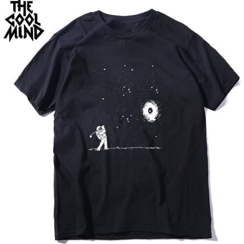 COOLMIND 100% cotton short sleeve summer loose cool men T shirt casual summer new design men Tshirt male t-shirt tops tee shirts