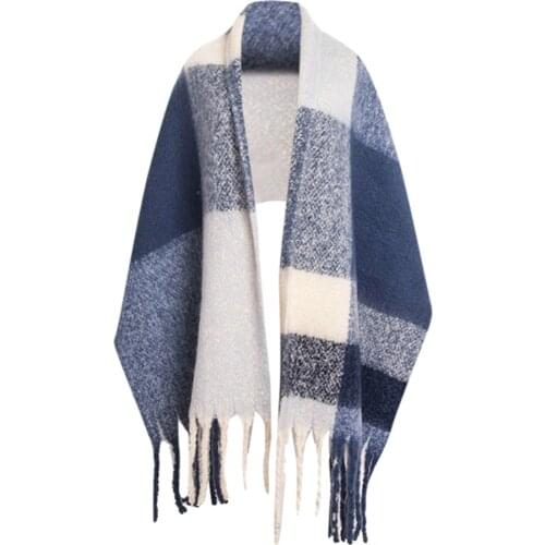 Designer Winter Womens Shawl Wrap Warm Scarf Cozy Oblong/Plaid Blanket/Stripe Light Infinity Lady Wraps 2019
