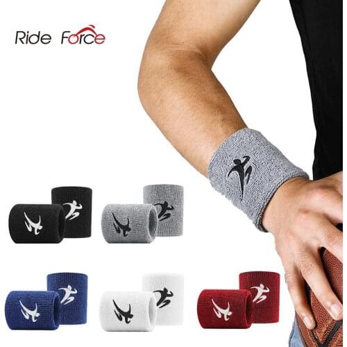 Cotton Elastic Wristbands Gym Fitness Gear Support Power Weightlifting Wrist Wraps for Basketball Tennis Badminton Brace