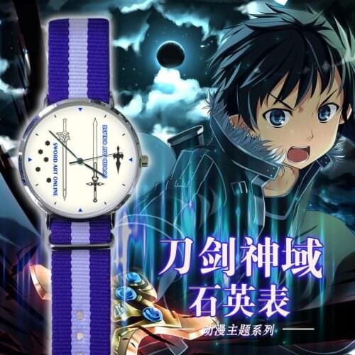 Animation Collection creative Quartz watch Students watch Cosplay Accessories gift Demon Slayer Jujutsu Kaisen Sword Art Online