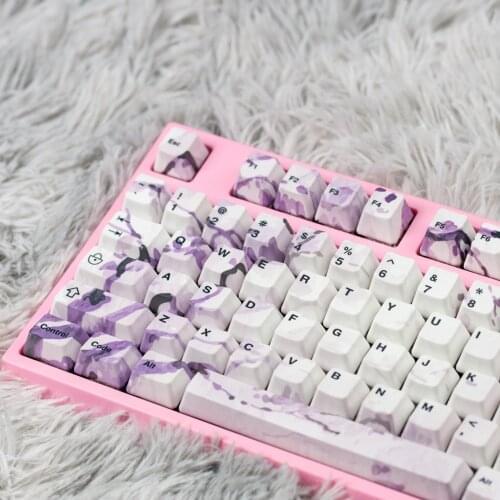108 Keys OEM Profile Keycaps High Quality PBT 5 faces Dye Sublimation Keycaps for GK61 87 104 108 Standard Mechanical Keyboard