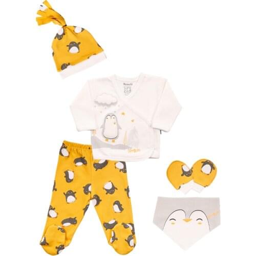 5 pcs Baby Clothes 0-3 m Spring Summer Newborn Clothing Gift Set Cotton Girls Boys Baby Clothes Baby outfit 1539512