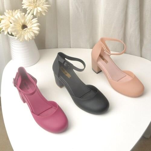 Melissa Summer Women Shoes Gladiator Buckle Strap Womens Sandals Fashion Ladies Sandals For Woman Ankle Strap Footwear