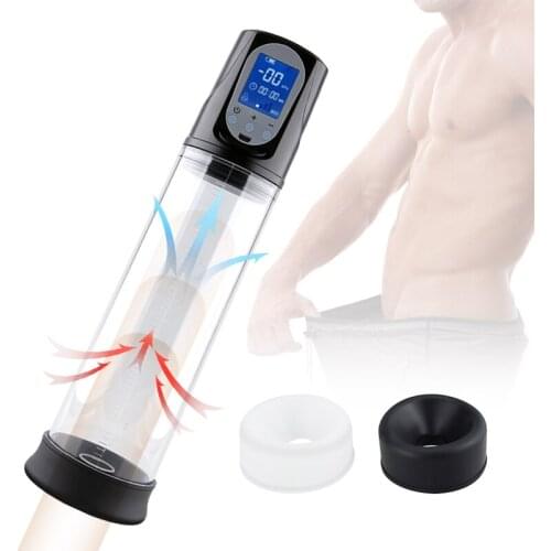 Penis Extender stimulator Enlargement Penis Pump Vacuum Pump Erection Exerciser Dick Prolong Enhancer Erotic Sex Toys for Men