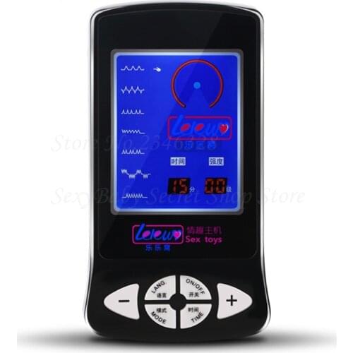 New Electric Shock DIY Host,Power Therapy Box Machine,Electro Shock Accessories Sex Product For Men Women Couple