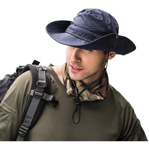 Fisherman Bucket Cap Quick Dry Sunshade Sports Hat Outdoor Fishing Cycling Climbing Sportswear Accessories