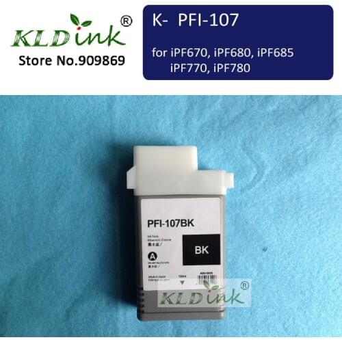 PFI-107BK - Black Dye Ink Tank for imagePROGRAF iPF780 Printer