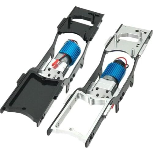 RC Car Frame w/ Steering Gear Compartment Shock Mount and Motor RC Car Accessories Replacements Parts