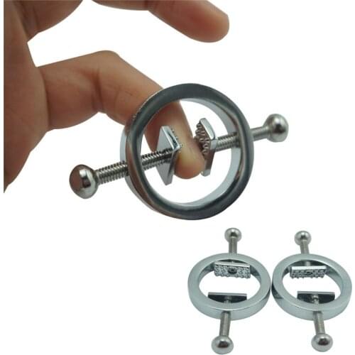 Sex Toys Adjustable Metal Female Torture Play Nipple Clamps Nipple Clips Breast Clip BDSM Bondage Restraint Fetish Adult Games