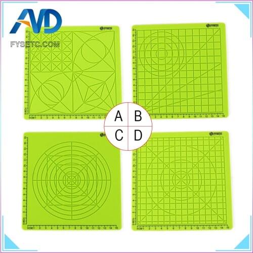 Super Multi-Purpose 3D Design Green Silicone Mat Basic Template + 10M PLA Filament 1.75mm For 3D Printer Pens Children Gift