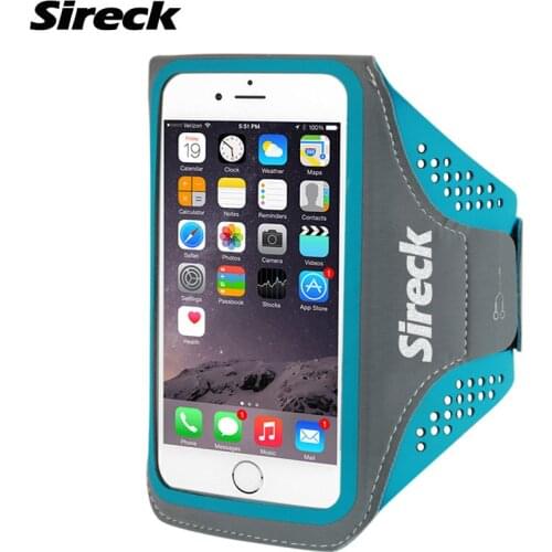 Sireck Running Bag Waterproof Sport Arm Bag 5.0'' 5.8'' Phone Case Fitness Gym Bag Jogging Arms Belt Pouch Running Accessories